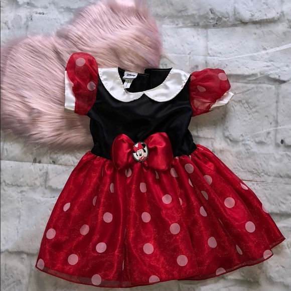 Disney Authentic Minnie Mouse Halloween Baby Bodysuit Size 3 6 9 12 18 24 Months